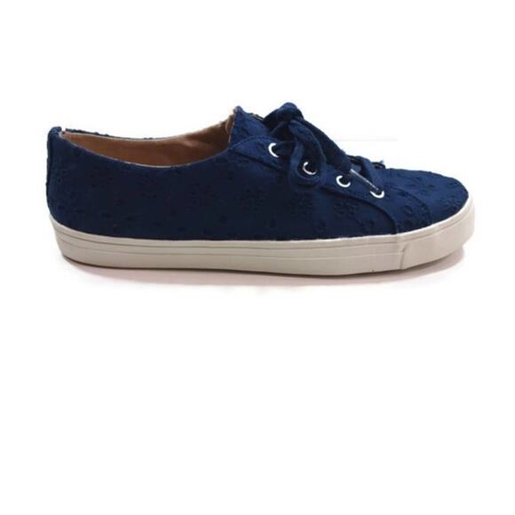 S1337 EUC Jack Rogers Navy Sneakers size 8.5 - Picture 1 of 9